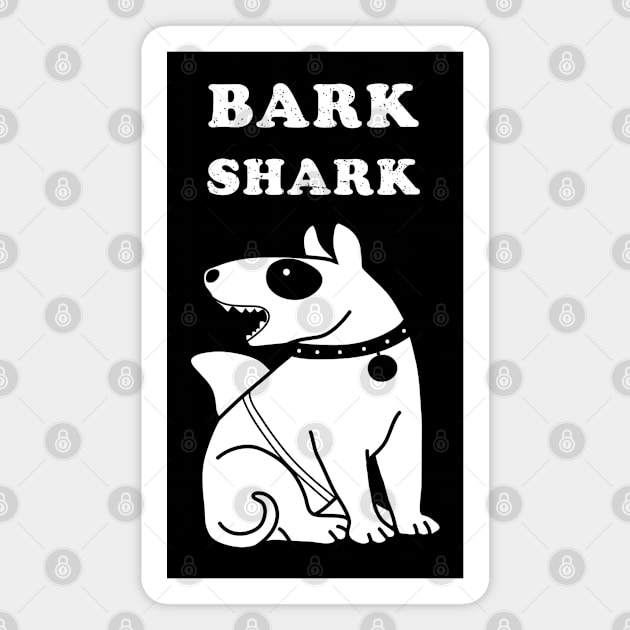 Bark Shark Magnet by Wlaurence